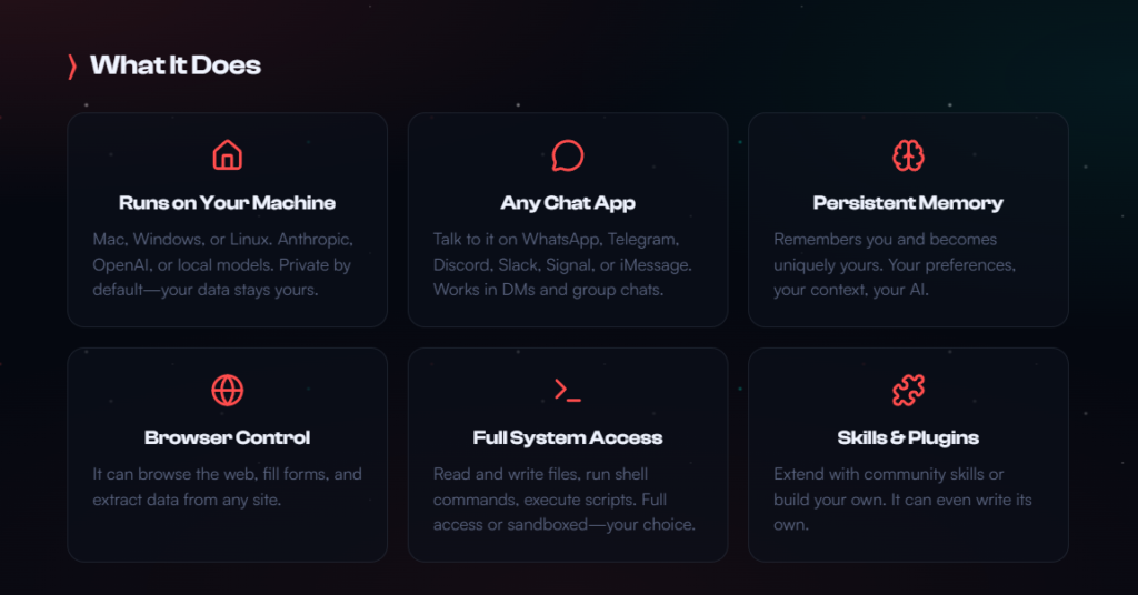 What OpenClaw can do
